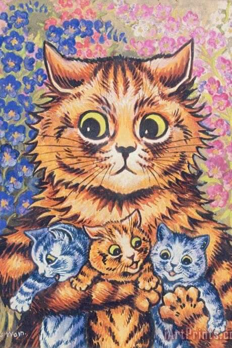 Art Celebrities at Home - Mr Louis Wain